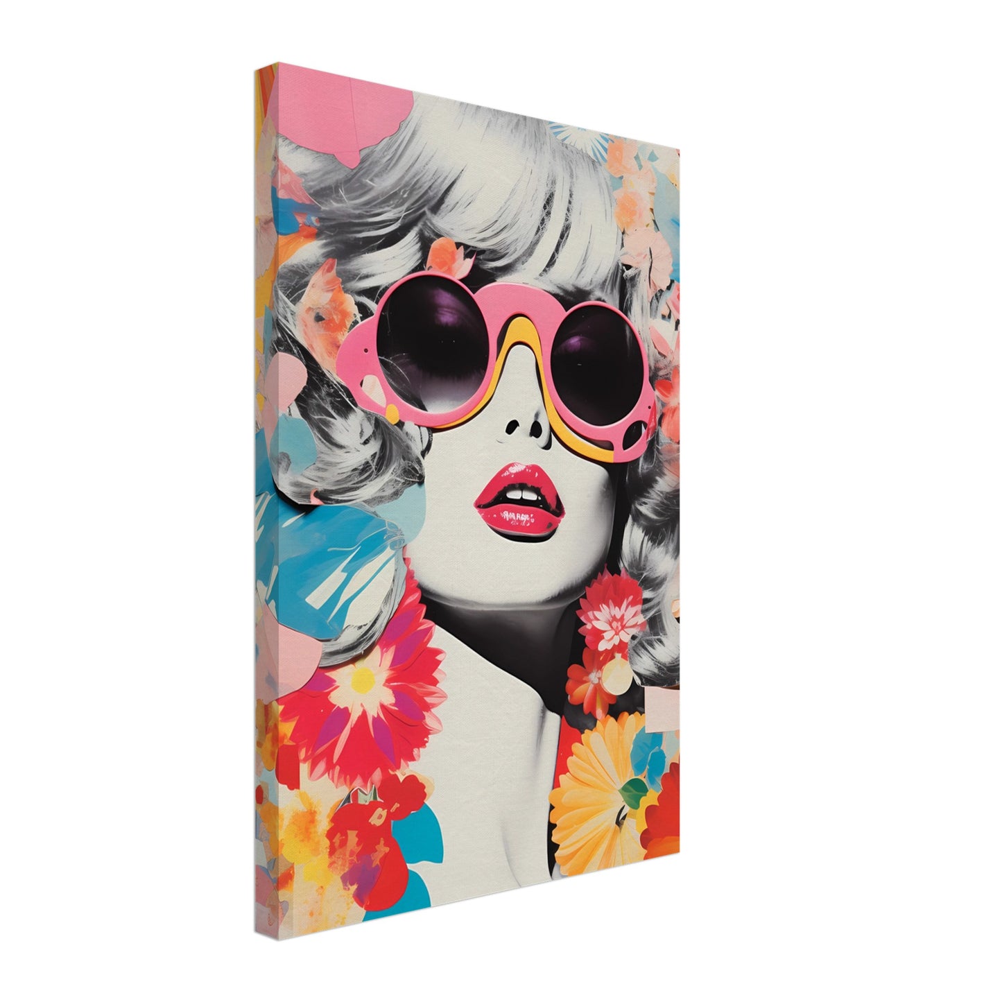 Canvas Wall Art - Pop Blossom Beauty