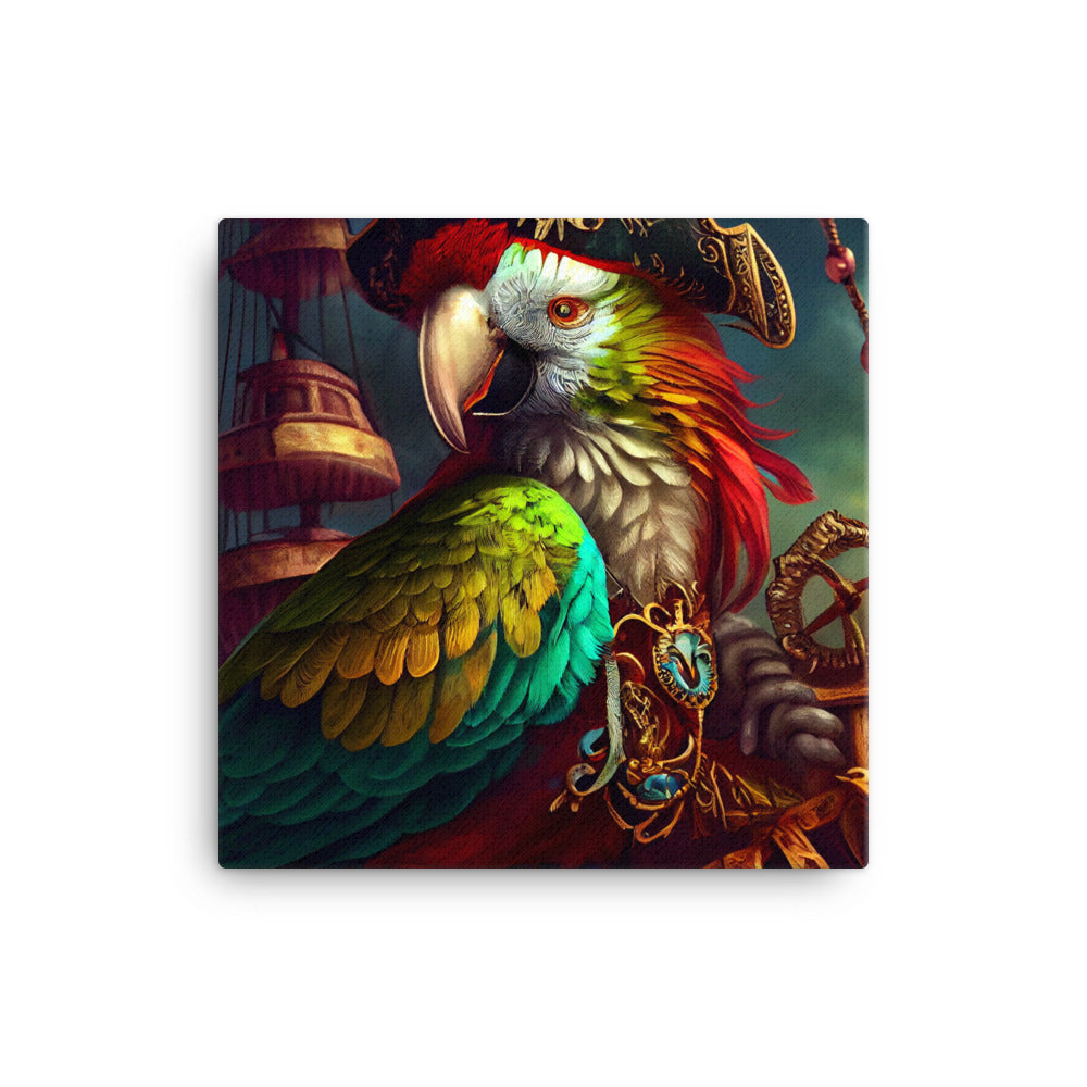 Canvas Wall Art - Pirate Parrot