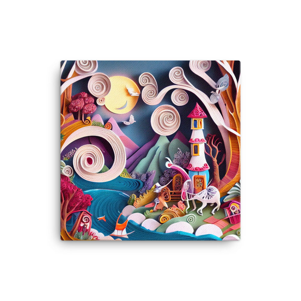 Canvas Wall Art - Paper Art