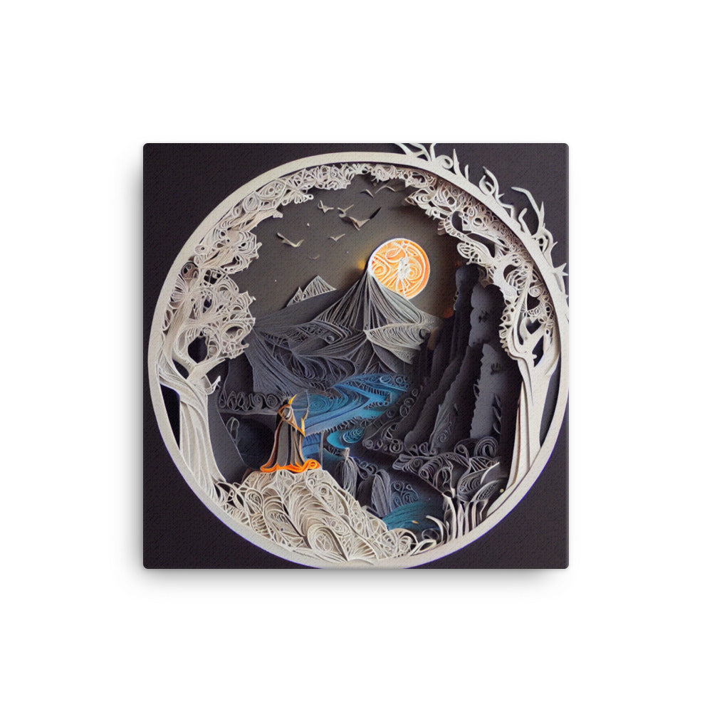 Canvas Wall Art - Paper Art