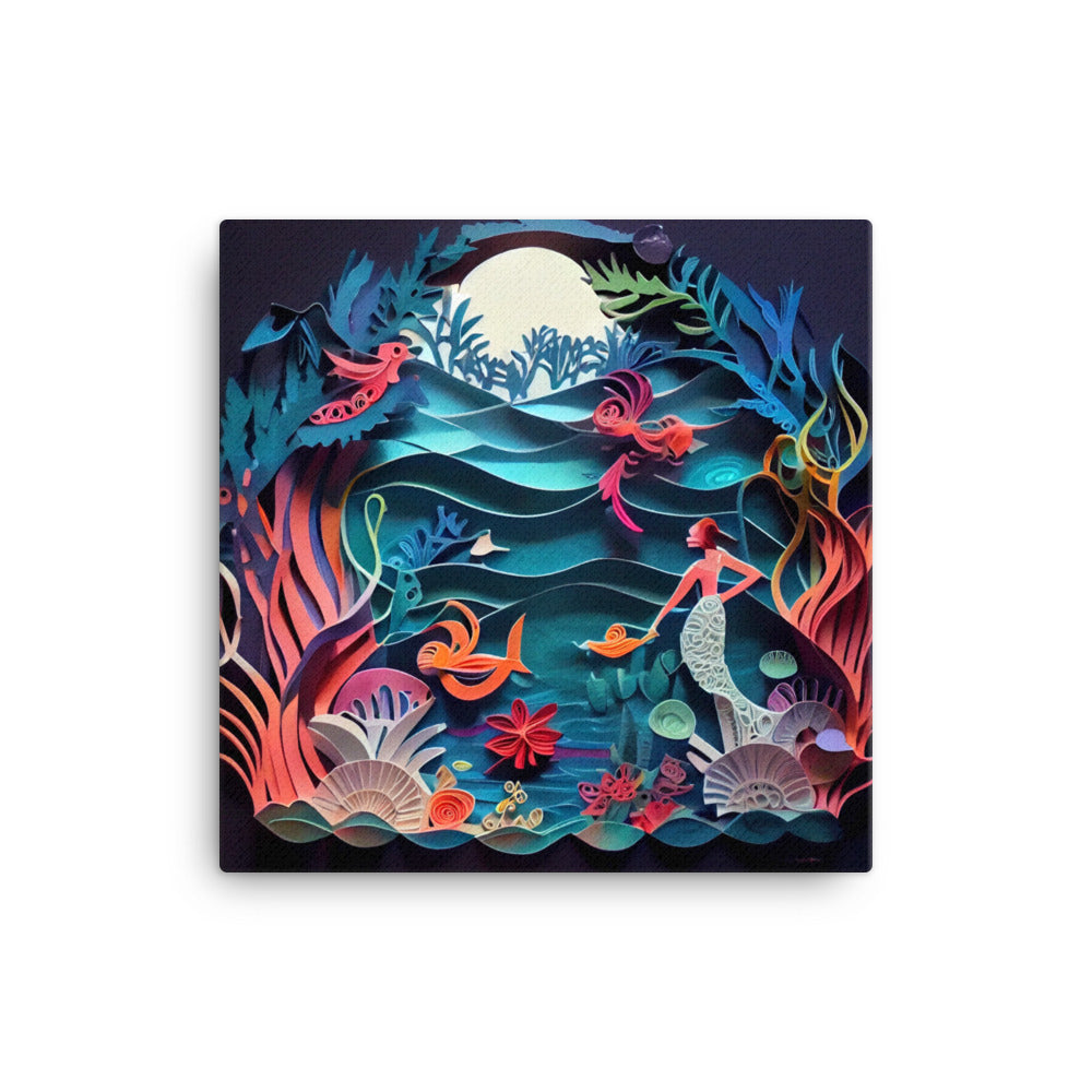 Canvas Wall Art - Paper Art