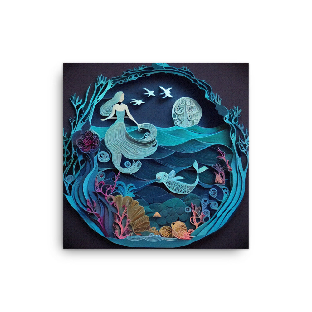 Canvas Wall Art - Paper Art