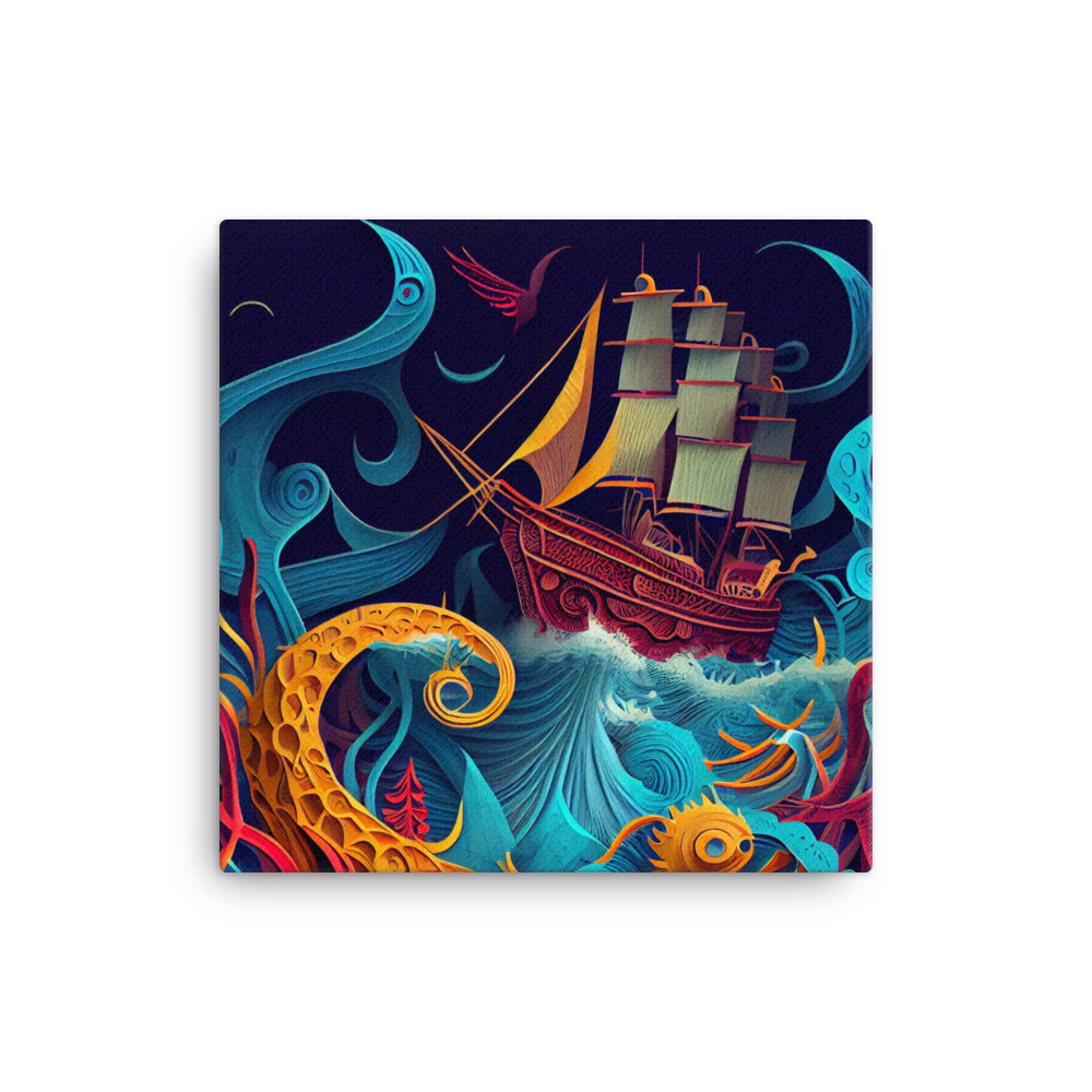 Canvas Wall Art - Paper Art