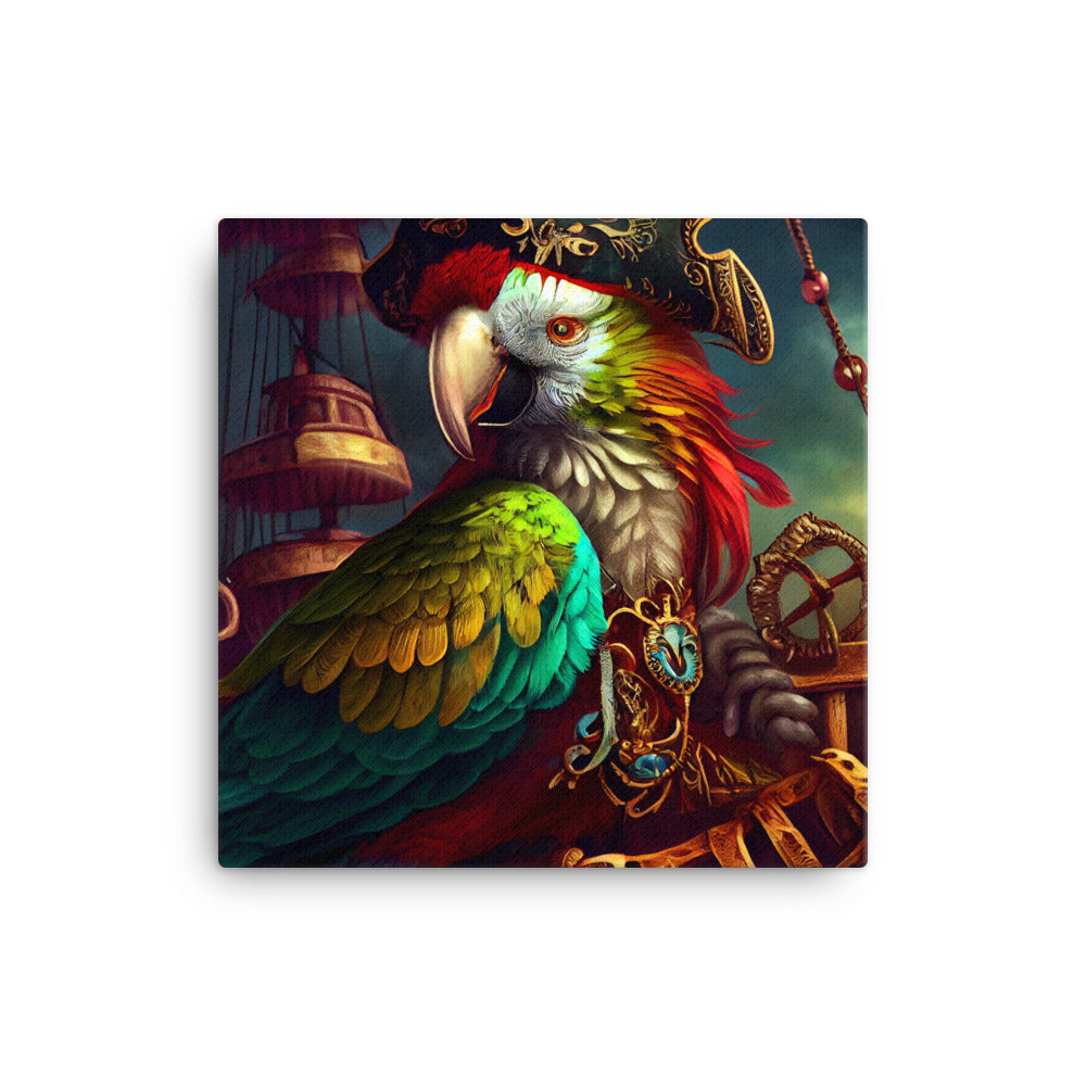 Canvas Wall Art - Pirate Parrot