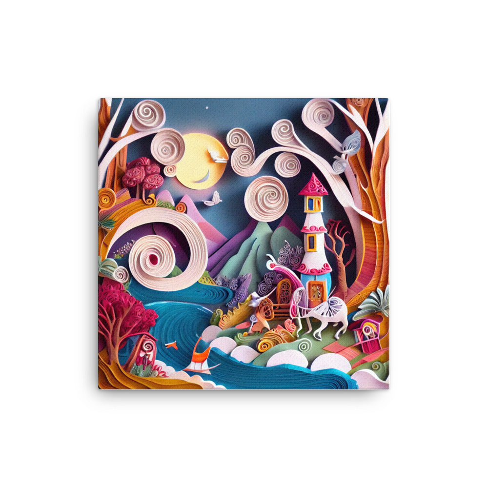 Canvas Wall Art - Paper Art
