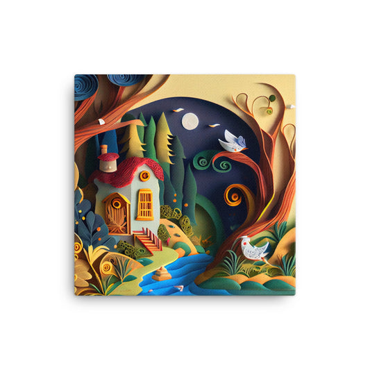 Canvas Wall Art - Paper Art
