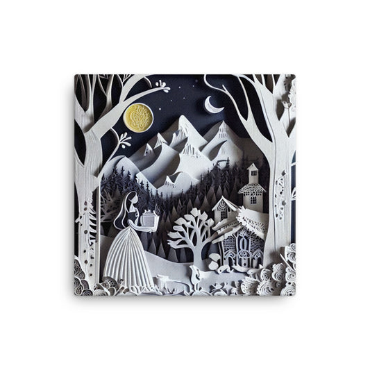 Canvas Wall Art - Paper Art