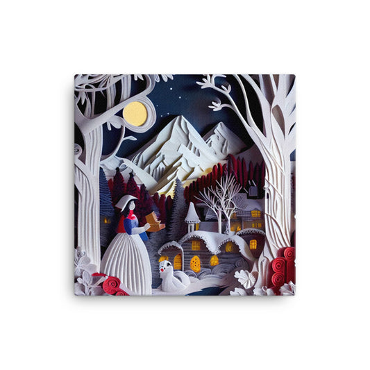 Canvas Wall Art - Paper Art