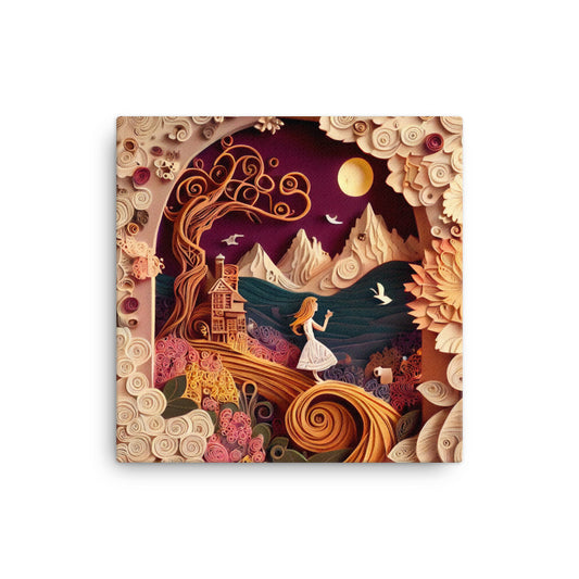 Canvas Wall Art - Paper Art