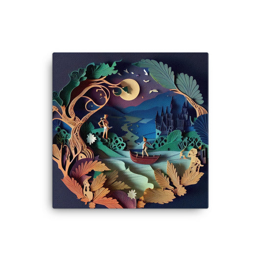 Canvas Wall Art - Paper Art