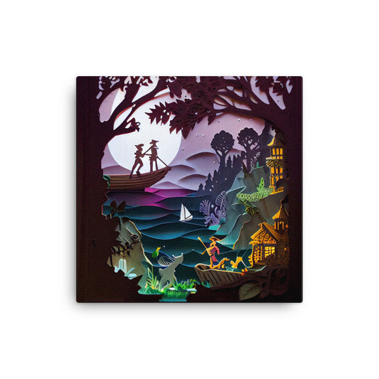 Canvas Wall Art - Paper Art