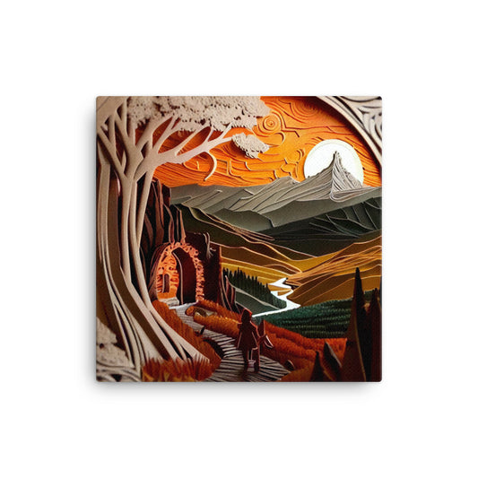Canvas Wall Art - Paper Art