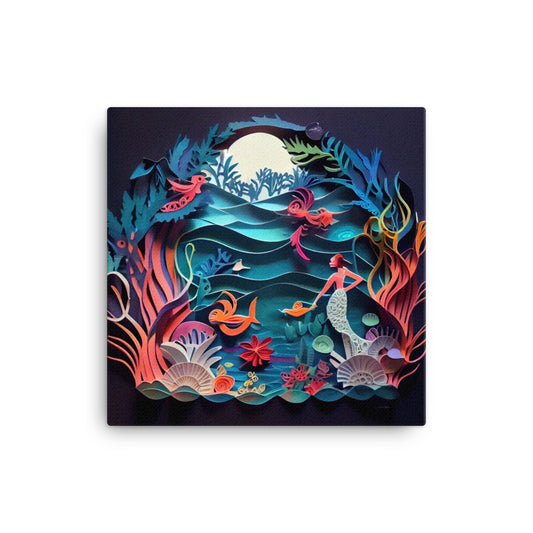 Canvas Wall Art - Paper Art