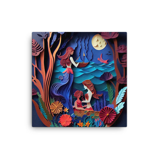 Canvas Wall Art - Paper Art