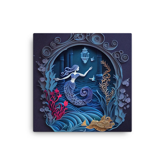 Canvas Wall Art - Paper Art