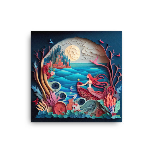 Canvas Wall Art - Paper Art