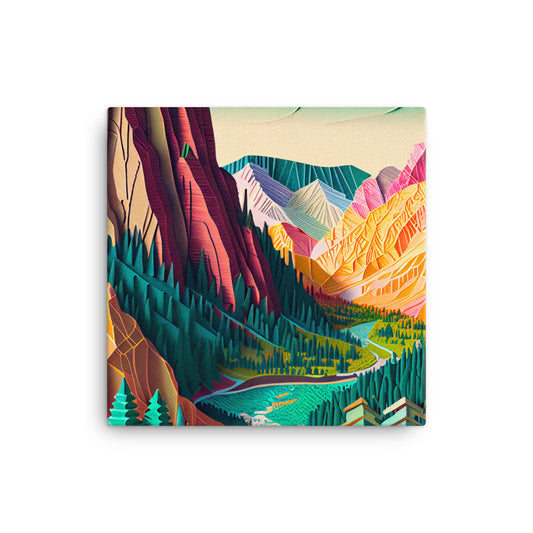 Canvas Wall Art - Paper Art