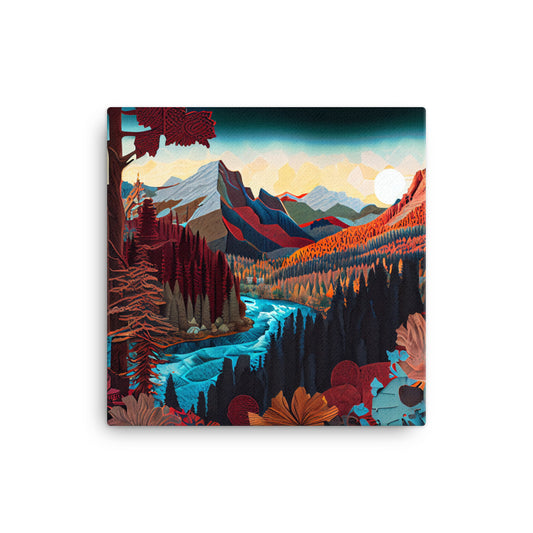 Canvas Wall Art - Paper Art