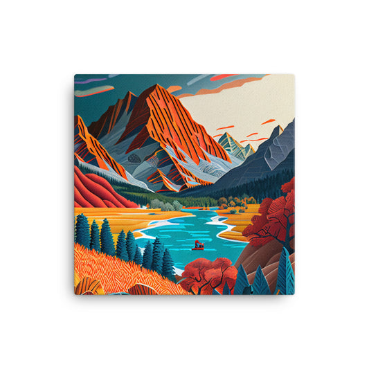Canvas Wall Art - Paper Art