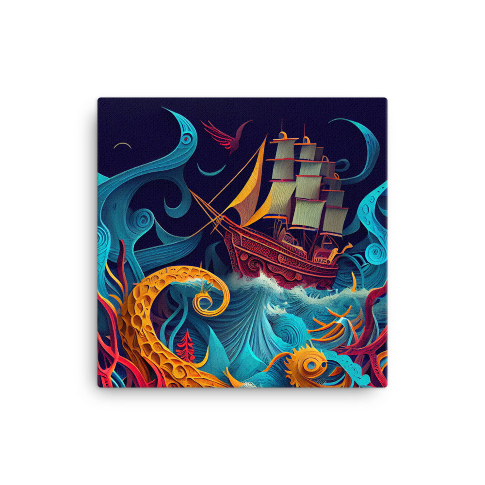 Canvas Wall Art - Paper Art