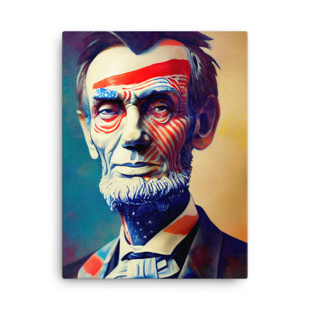 Canvas Wall Art - Lincoln Americana