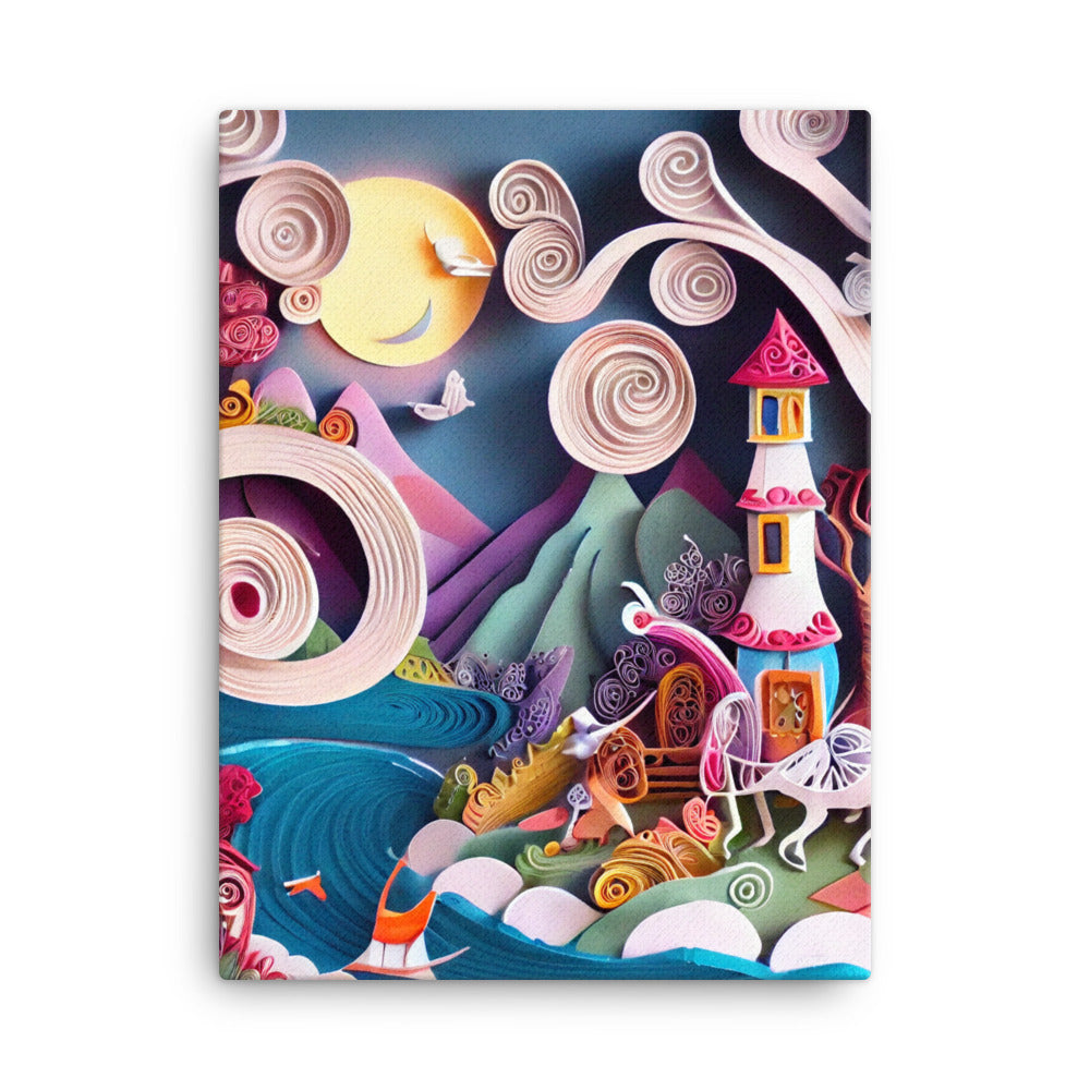 Canvas Wall Art - Paper Art