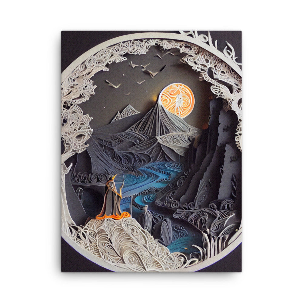 Canvas Wall Art - Paper Art