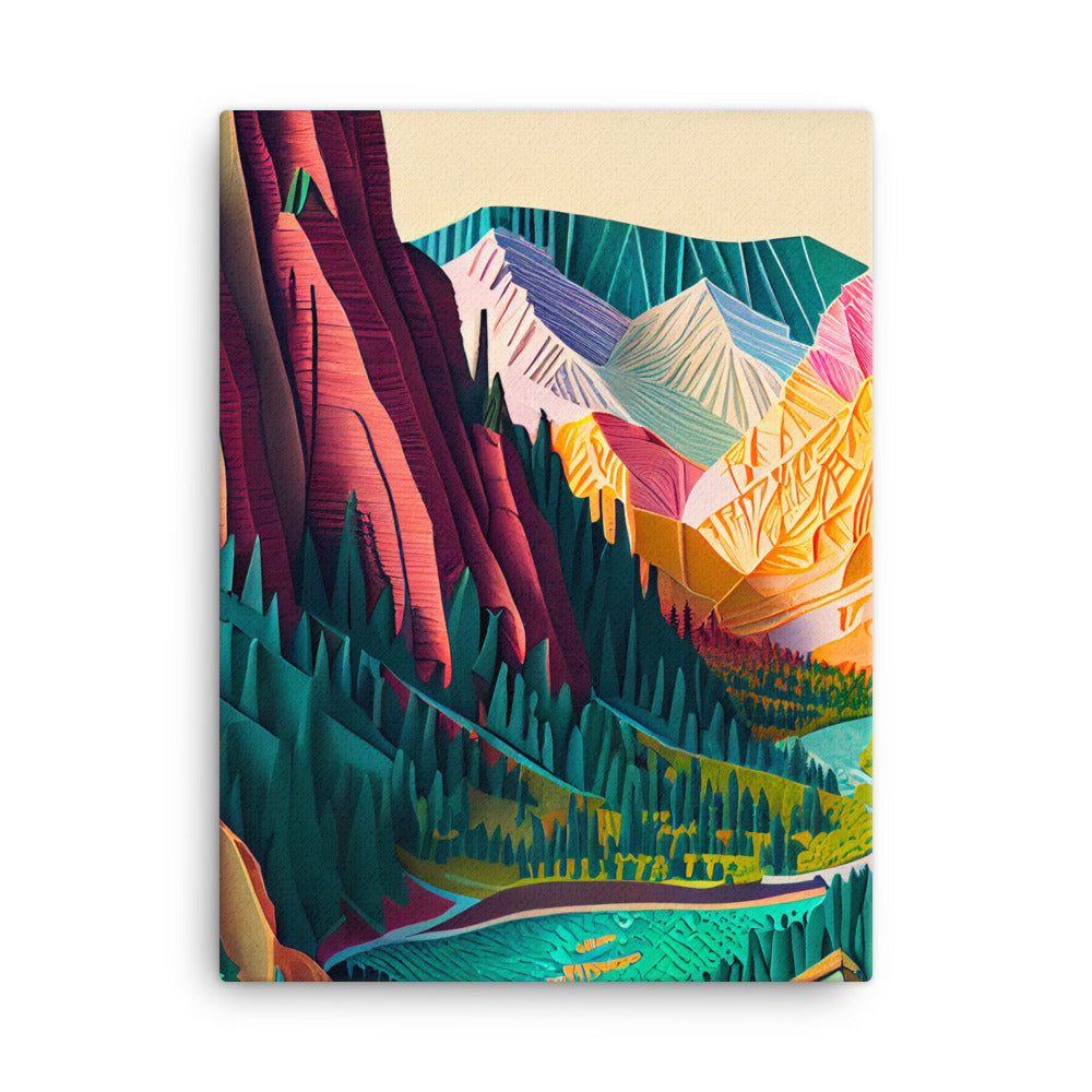 Canvas Wall Art - Paper Art