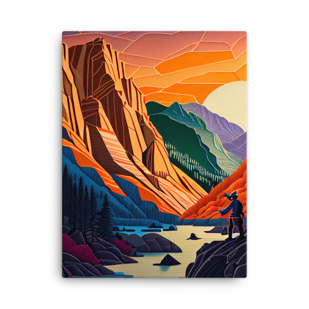 Canvas Wall Art - Paper Art