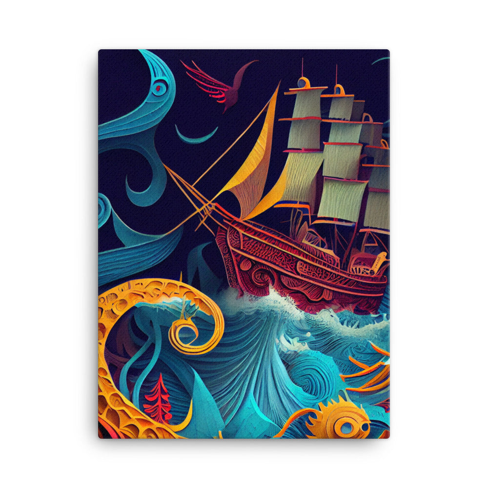 Canvas Wall Art - Paper Art