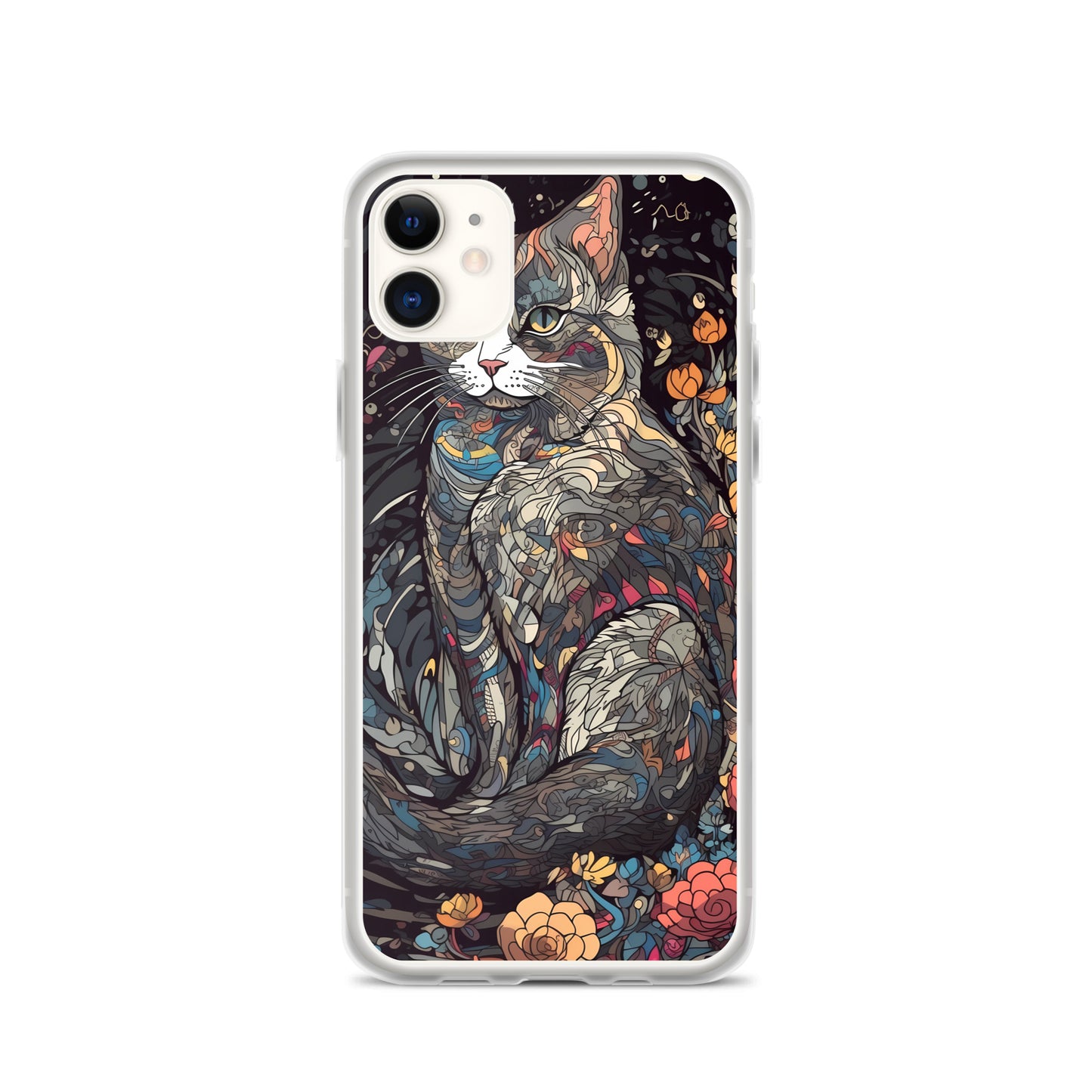 iPhone Case - Gray Cat Garden