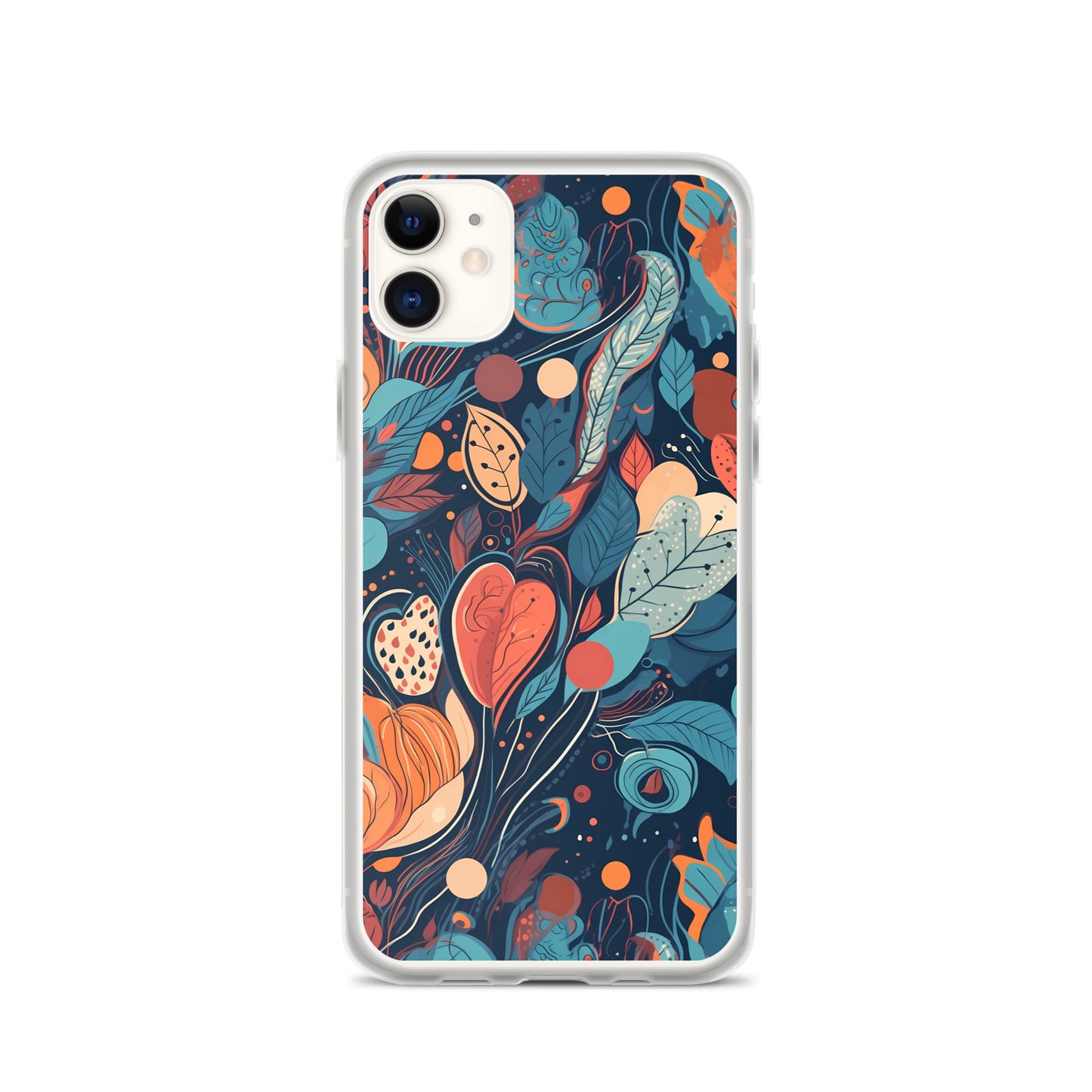 iPhone Case -  Whimsical Leaf Pattern