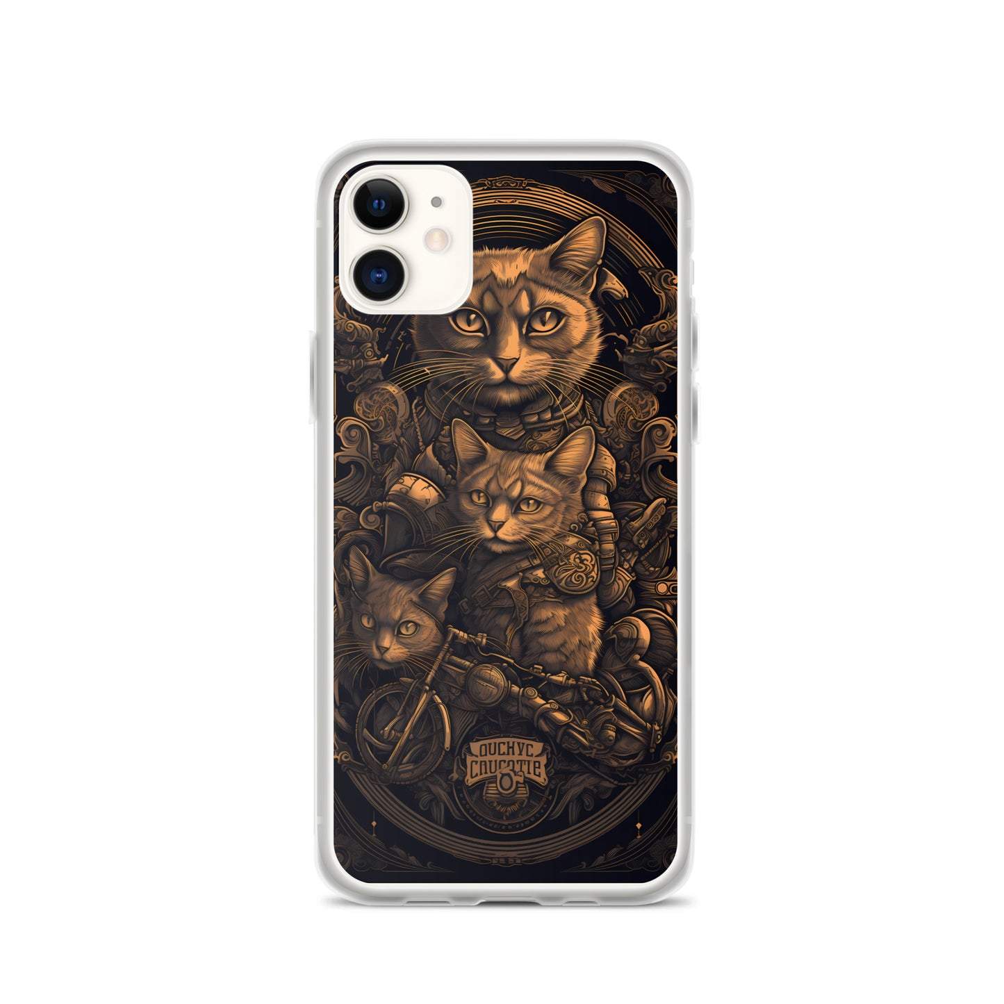 iPhone Case - Dieselpunk Cat Print