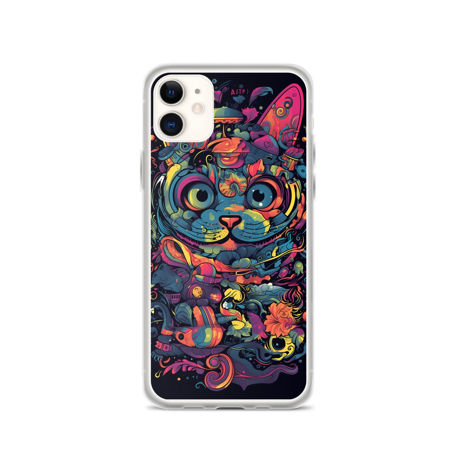 iPhone Case - Psychedelia Cat