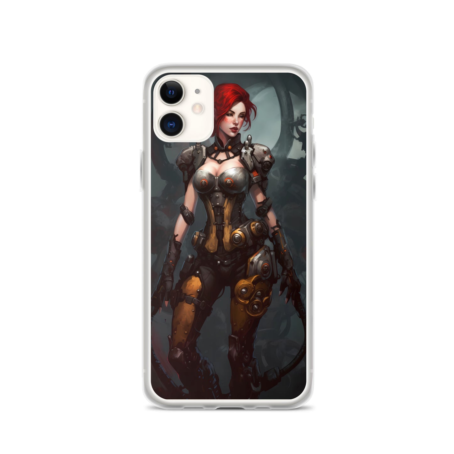 iPhone Case - Redhead Cybernetic Warrior