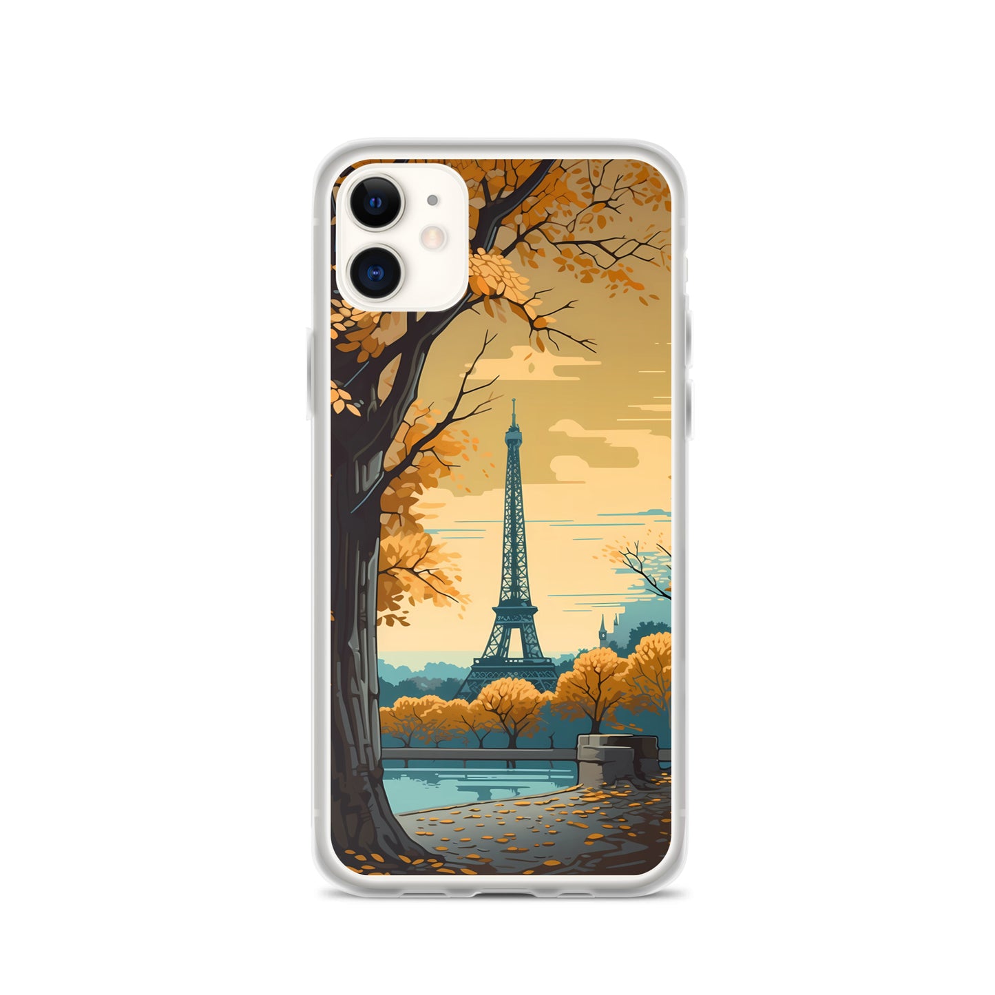 iPhone Case - Golden Eiffel Tower