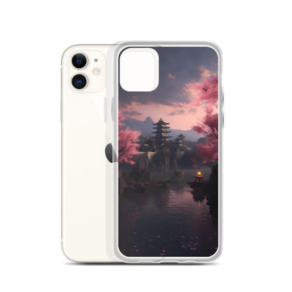 iPhone Case - Cherry Blossoms on Lake