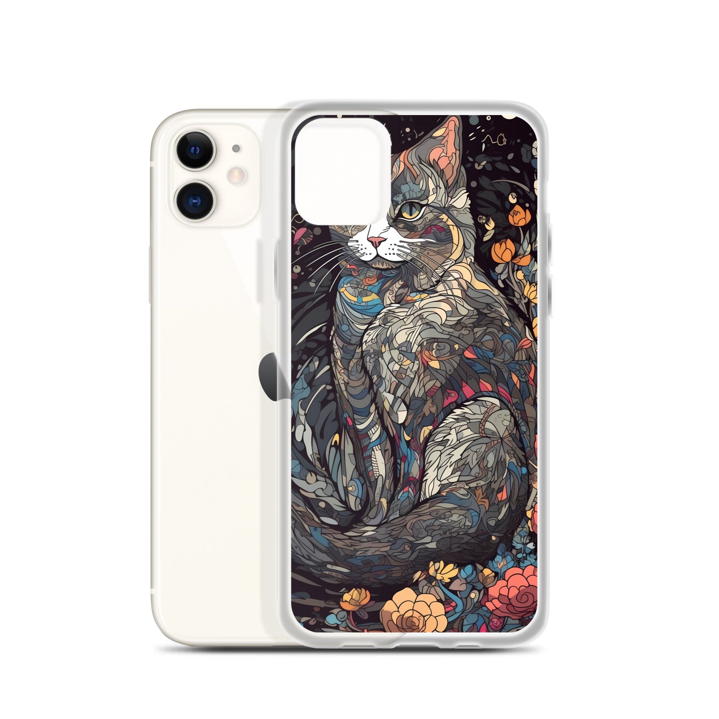 iPhone Case - Gray Cat Garden