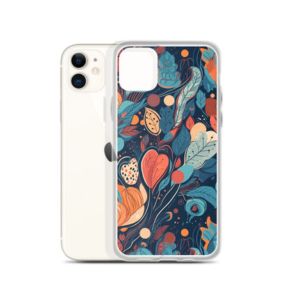 iPhone Case -  Whimsical Leaf Pattern