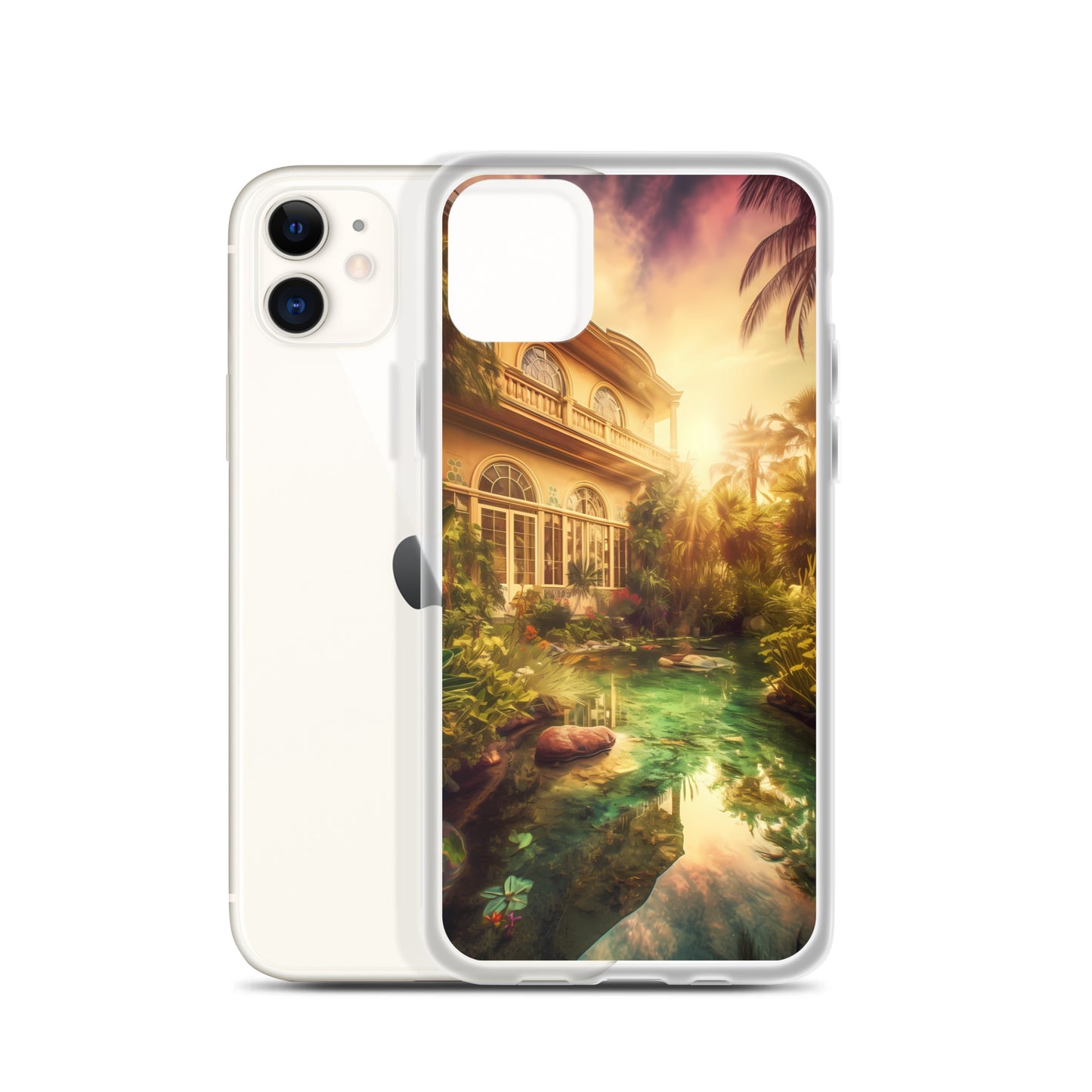 iPhone Case - Tropical Villa at Dusk