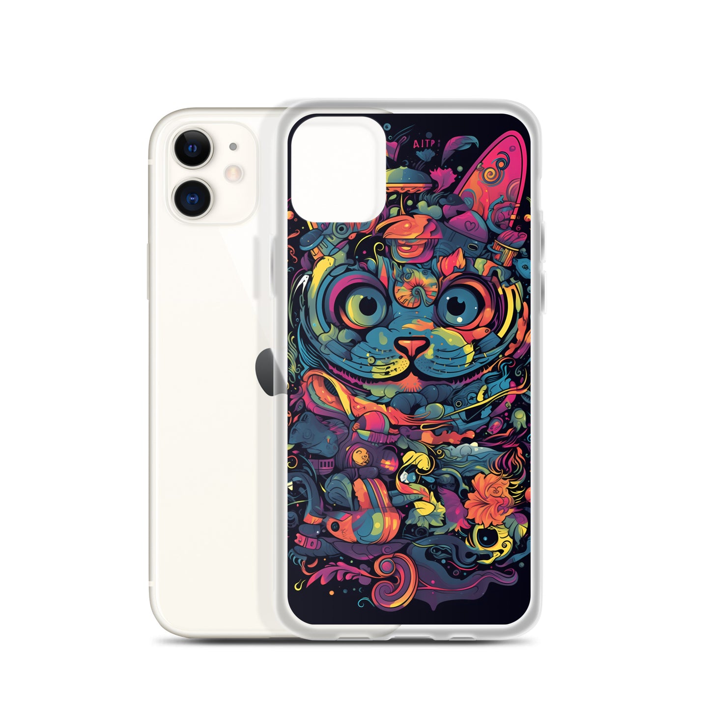 iPhone Case - Psychedelia Cat