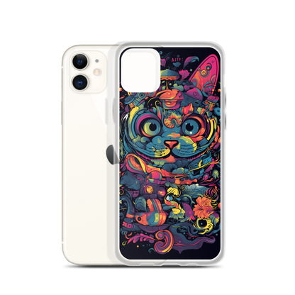 iPhone Case - Psychedelia Cat