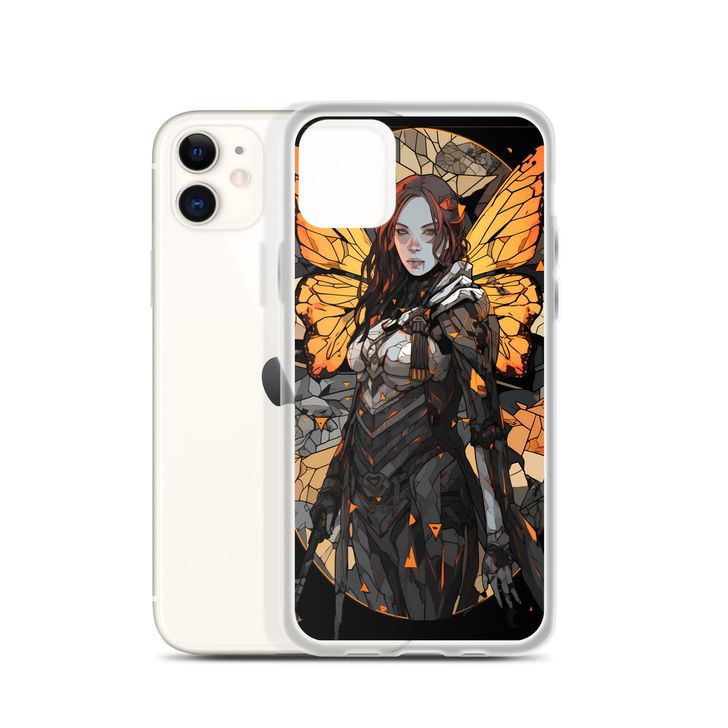 iPhone Case - Winged Woman Stained Glass