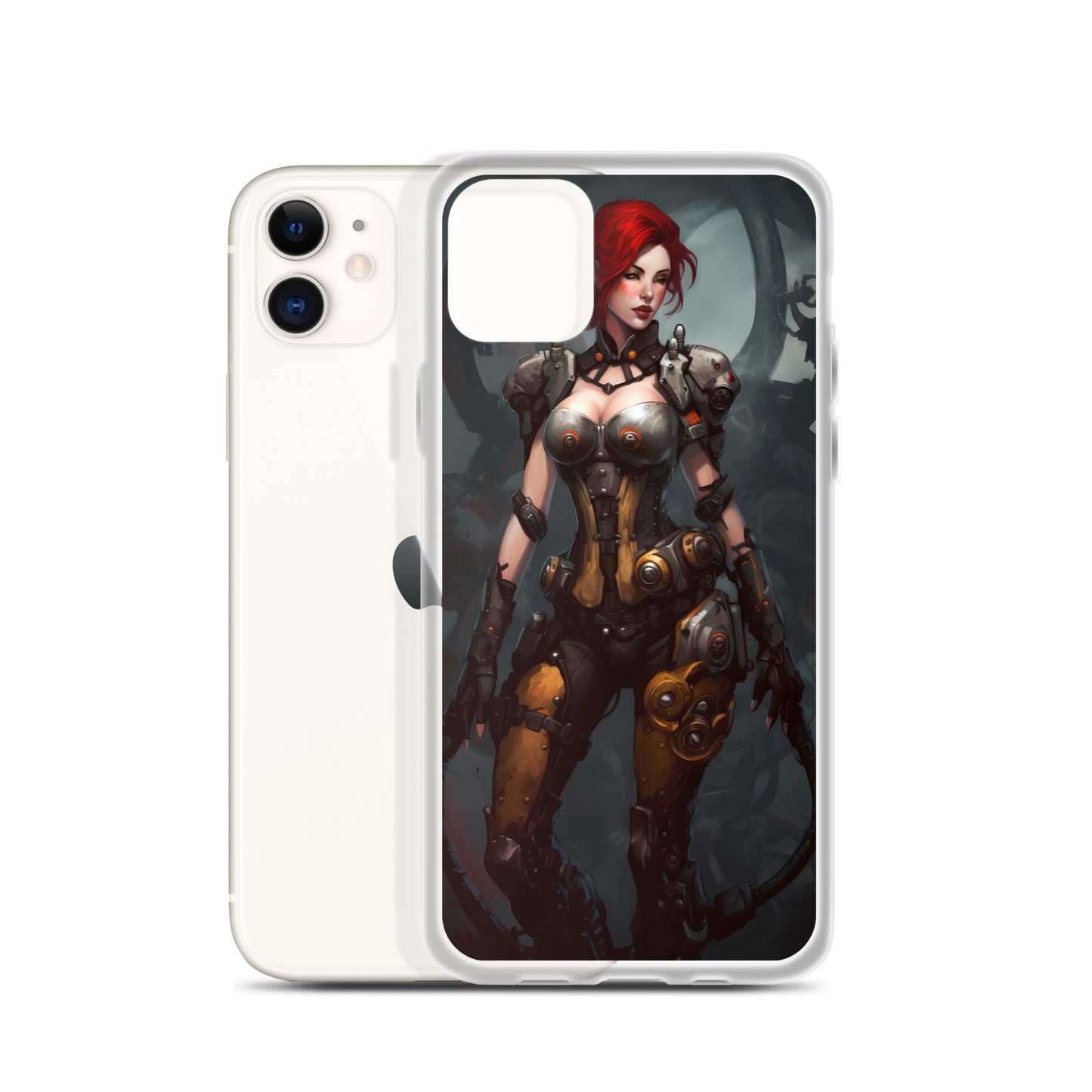 iPhone Case - Redhead Cybernetic Warrior