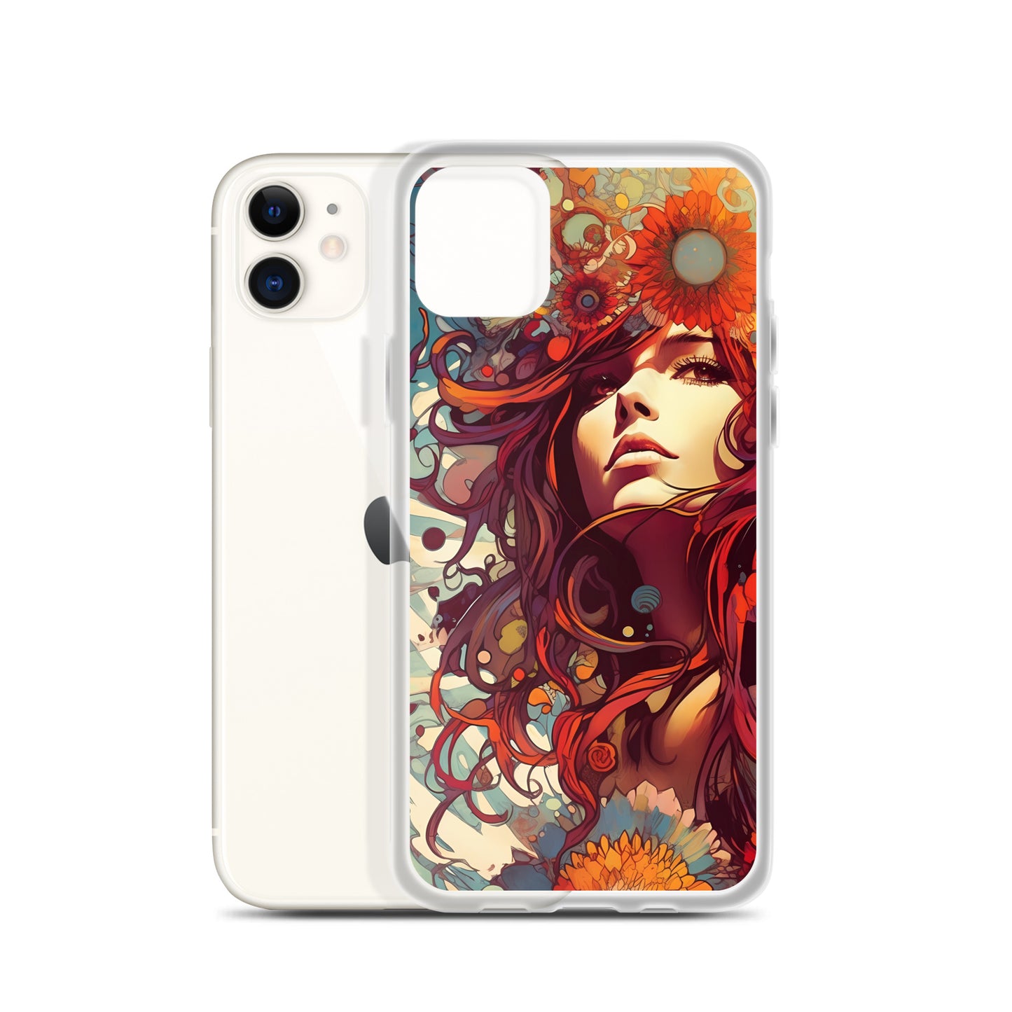 iPhone Case - Flower Immersed Woman