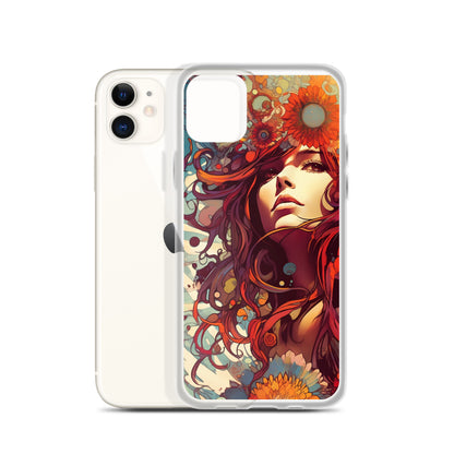 iPhone Case - Flower Immersed Woman