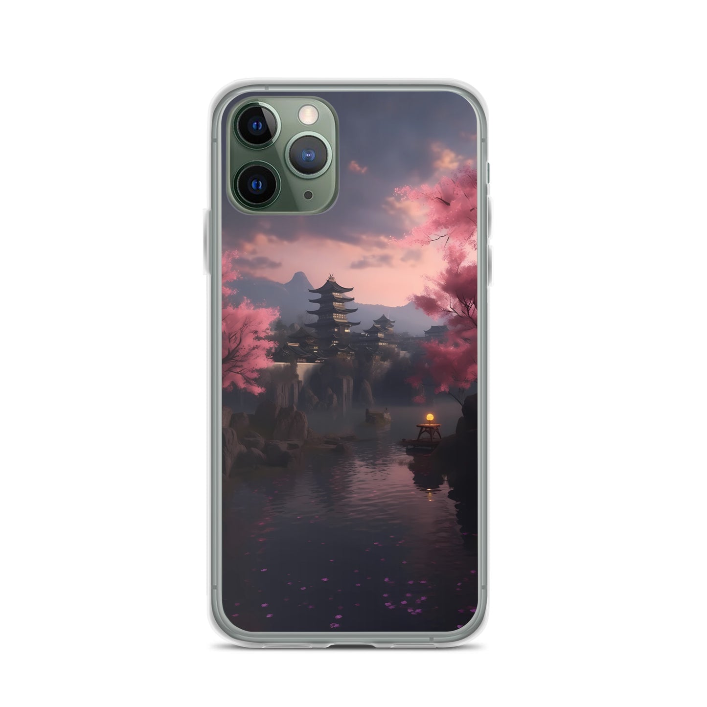 iPhone Case - Cherry Blossoms on Lake