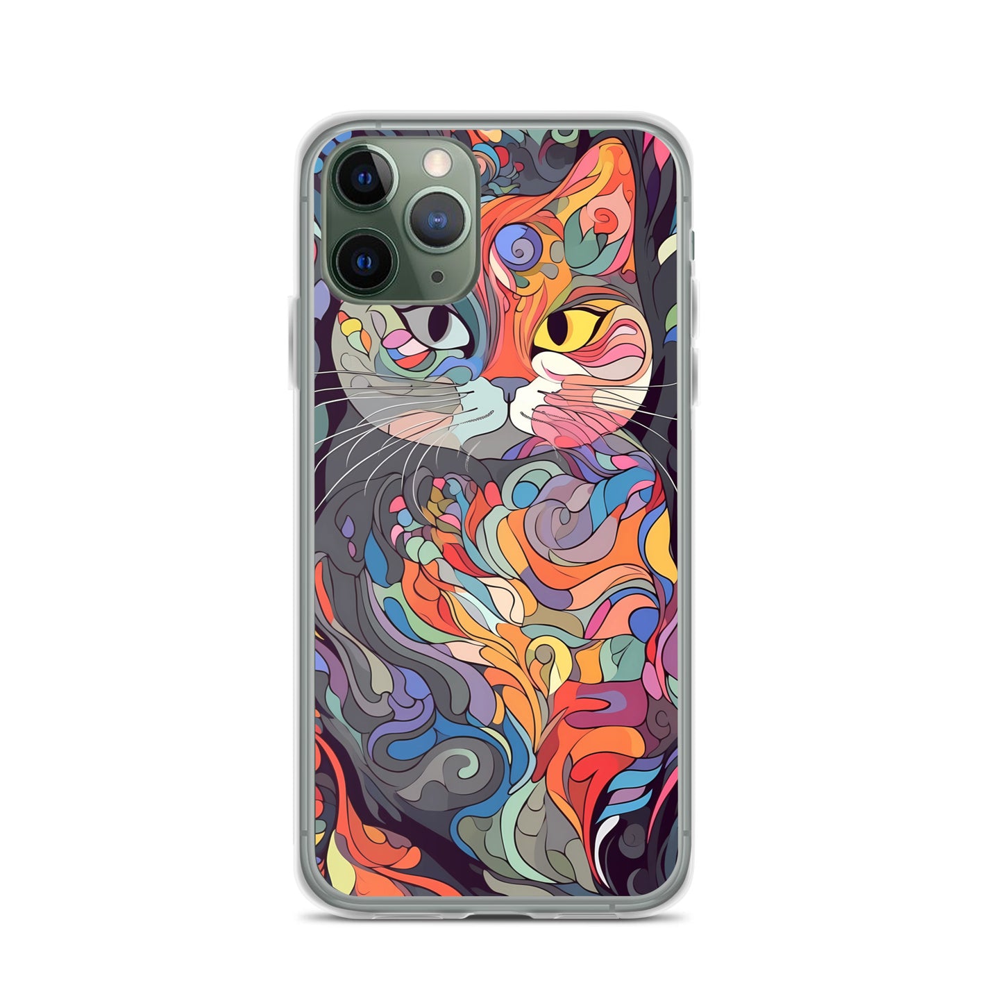 iPhone Case - Psychedelic Cat