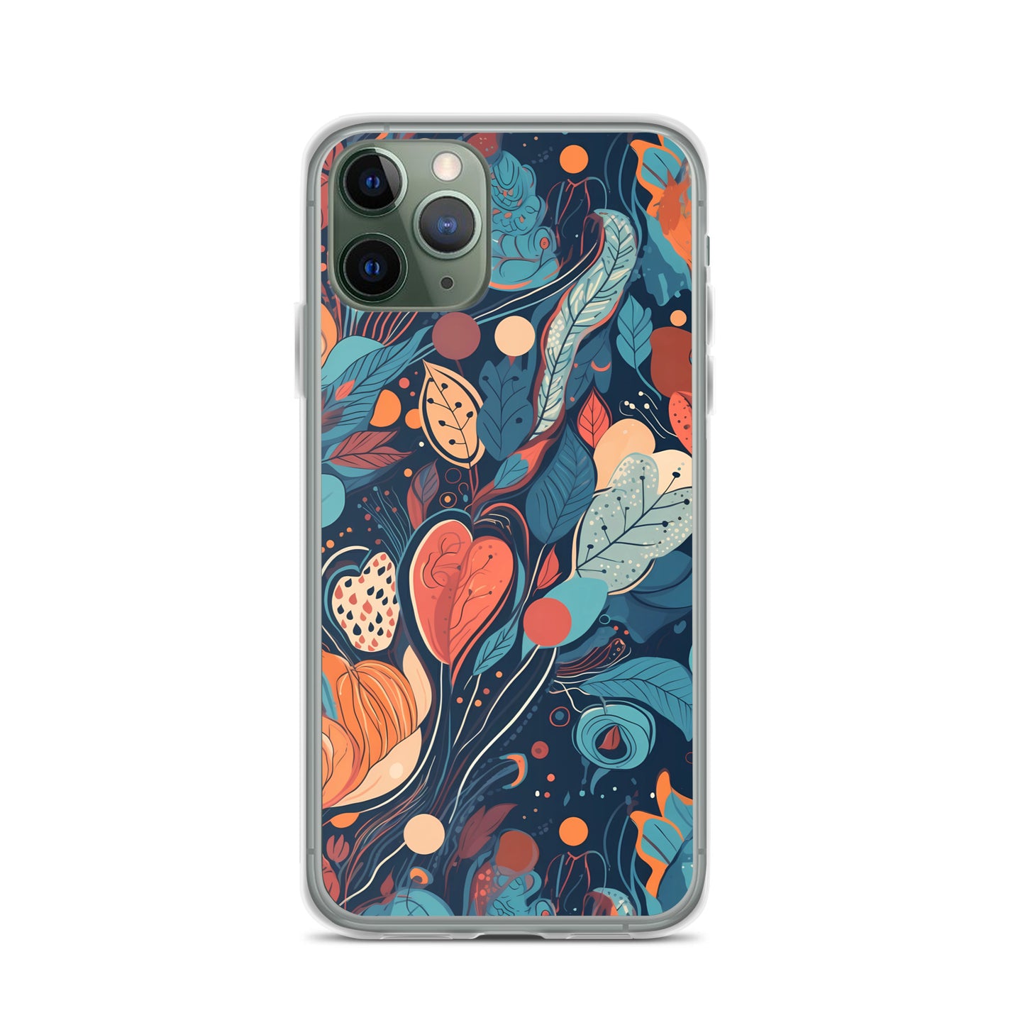 iPhone Case -  Whimsical Leaf Pattern