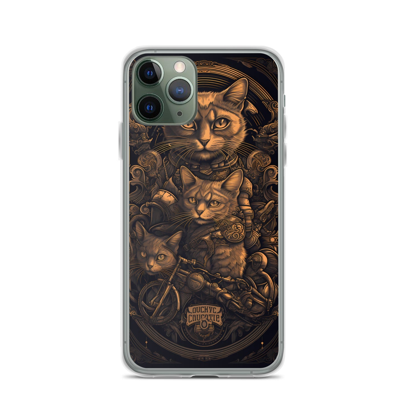 iPhone Case - Dieselpunk Cat Print